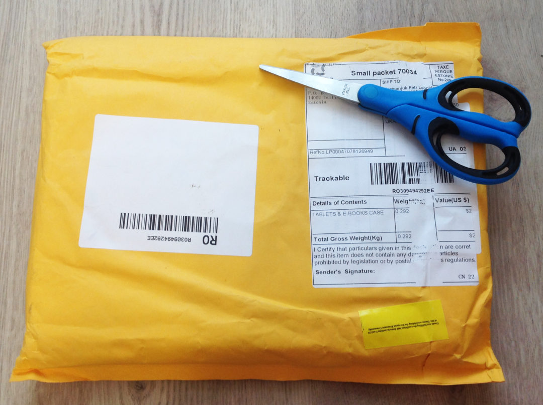 Пример упаковки посылки с AliExpress